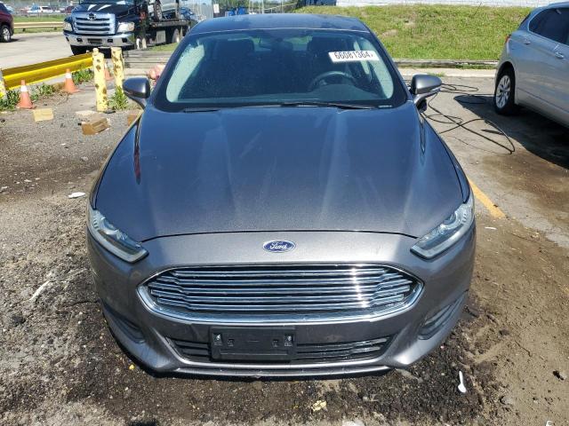 3FA6P0H73ER159924 - 2014 FORD FUSION SE GRAY photo 5