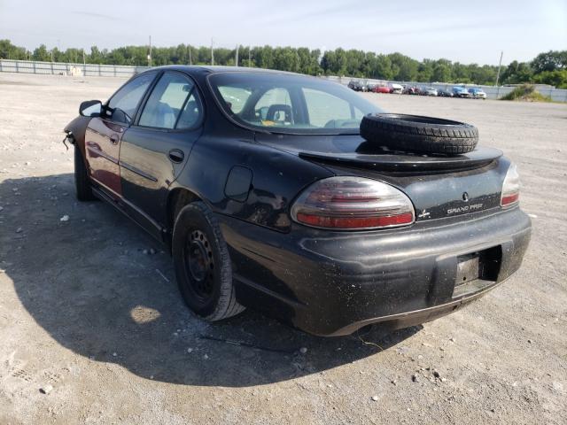 1G2WK52J22F165009 - 2002 PONTIAC GRAND PRIX SE BLACK photo 3