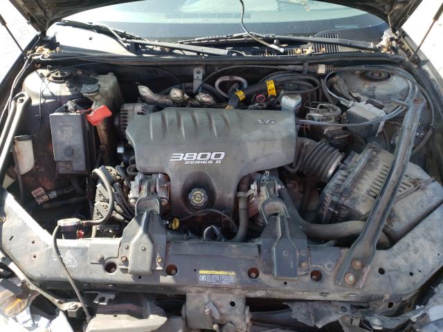 1G2WK52J22F165009 - 2002 PONTIAC GRAND PRIX SE შავი ფოტო 7
