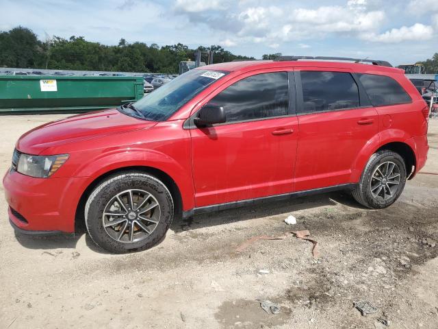 3C4PDCAB2JT443887 - 2018 DODGE JOURNEY SE RED photo 1