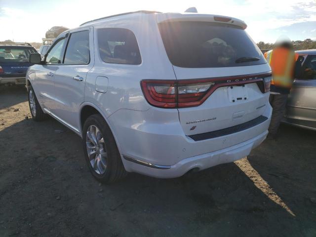 1C4RDJEG5JC101073 - 2018 DODGE DURANGO CITADEL WHITE photo 3