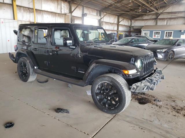1C4HJXEN8MW762508 - 2021 JEEP WRANGLER U SAHARA BLACK photo 4