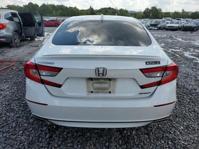 1HGCV1F37JA175462 - 2018 HONDA ACCORD SPORT Ақ фото 6