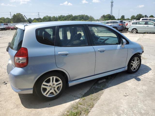 JHMGD38658S008347 - 2008 HONDA FIT SPORT BLUE photo 3