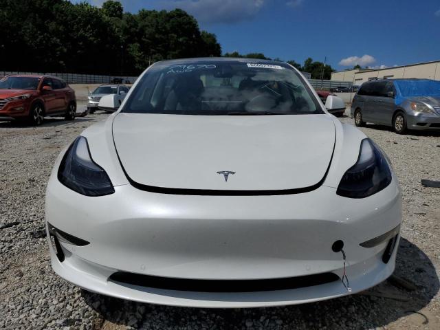 5YJ3E1EA1NF349036 - 2022 TESLA MODEL 3 WHITE photo 5
