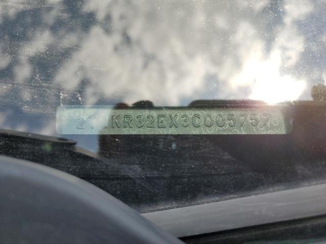 2T1KR32EX3C005757 - 2003 TOYOTA COROLLA MA XR BLUE photo 12