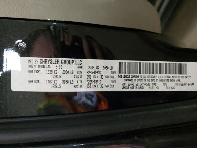 2C4RC1BG1DR774543 - 2013 CHRYSLER TOWN & COU TOURING 黑色 照片 14