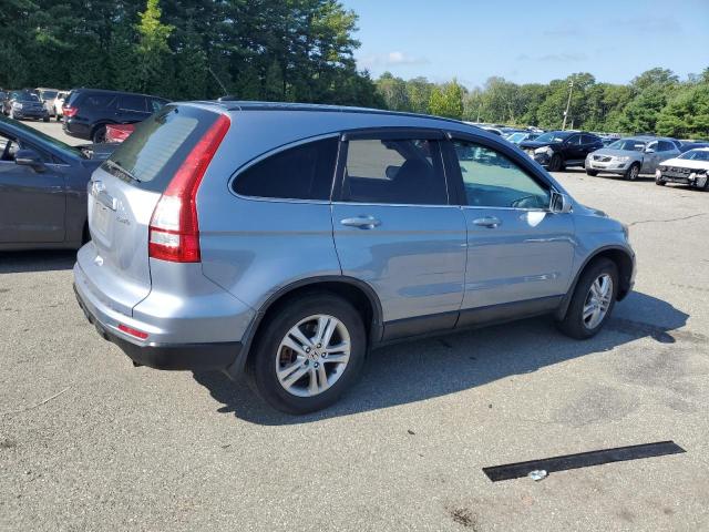 5J6RE4H79BL111627 - 2011 HONDA CR-V EXL BLUE photo 3