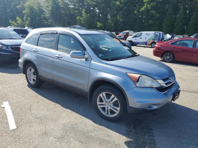 5J6RE4H79BL111627 - 2011 HONDA CR-V EXL BLUE photo 4