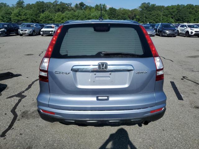 5J6RE4H79BL111627 - 2011 HONDA CR-V EXL BLUE photo 6