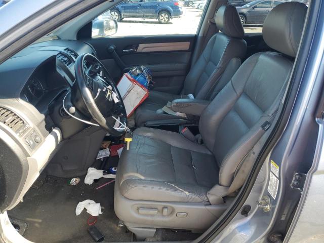 5J6RE4H79BL111627 - 2011 HONDA CR-V EXL BLUE photo 7