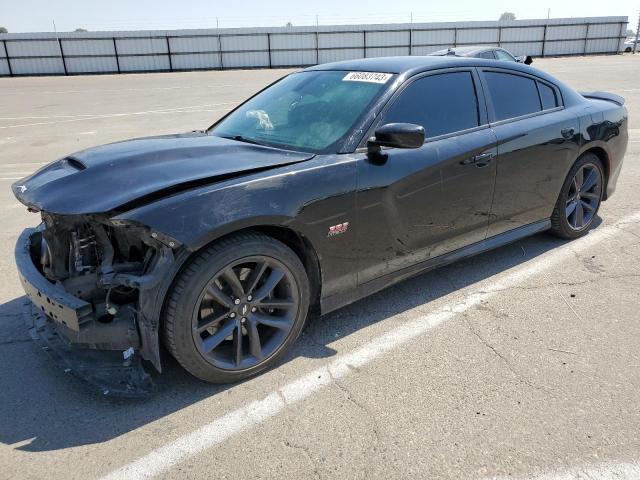 2C3CDXGJ6KH553764 - 2019 DODGE CHARGER SCAT PACK BLACK photo 1