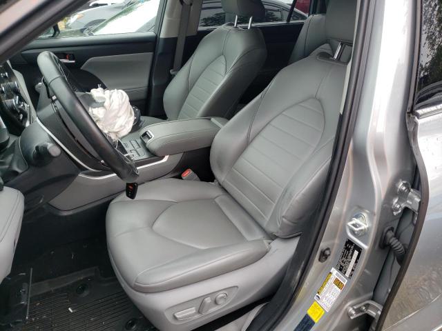 5TDGZRBH9NS230183 - 2022 TOYOTA HIGHLANDER XLE Gümüş foto 7