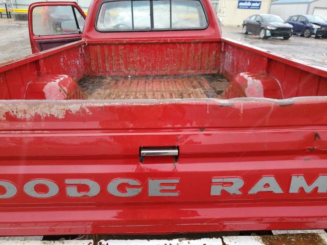 1B7JM26Z1KS115420 - 1989 DODGE W-SERIES W200 RED photo 10