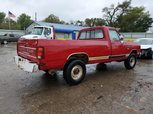 1B7JM26Z1KS115420 - 1989 DODGE W-SERIES W200 RED photo 3