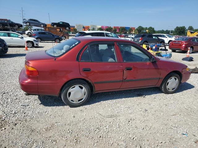 1Y1SK52882Z413877 - 2002 CHEVROLET GEO PRIZM BASE RED photo 3