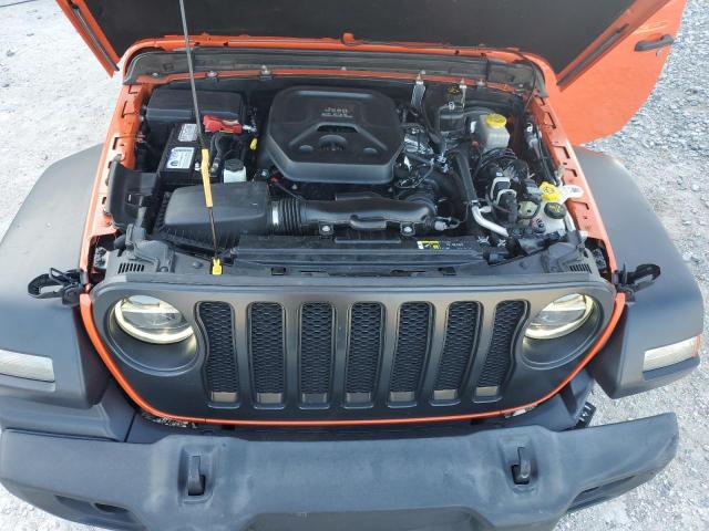 1C4HJXDN7LW266048 - 2020 JEEP WRANGLER U SPORT 橙色 照片 12