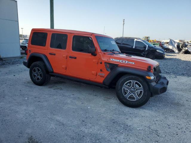 1C4HJXDN7LW266048 - 2020 JEEP WRANGLER U SPORT 橙色 照片 4