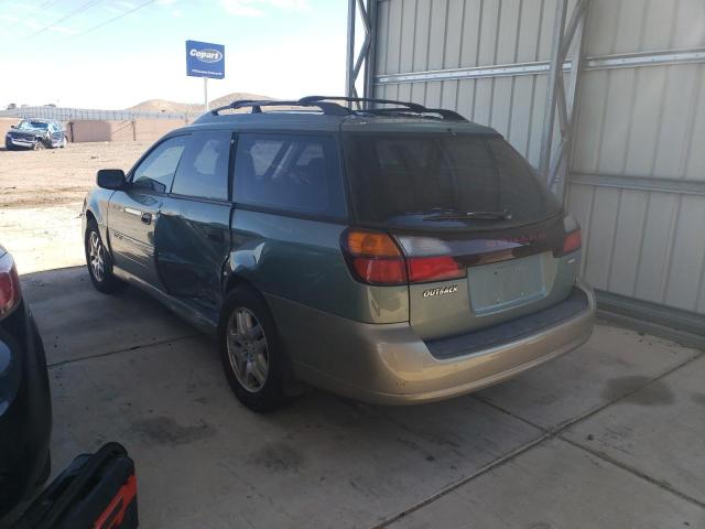 4S3BH675747616152 - 2004 SUBARU LEGACY OUTBACK AWP GREEN photo 2