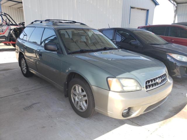 4S3BH675747616152 - 2004 SUBARU LEGACY OUTBACK AWP GREEN photo 4