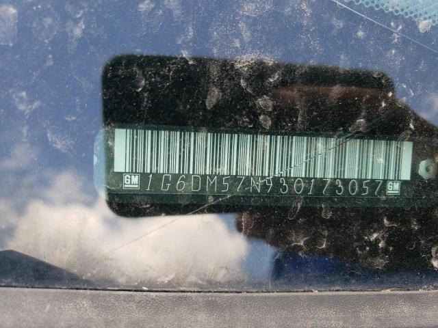 1G6DM57N930173057 - 2003 CADILLAC CTS BLACK photo 12