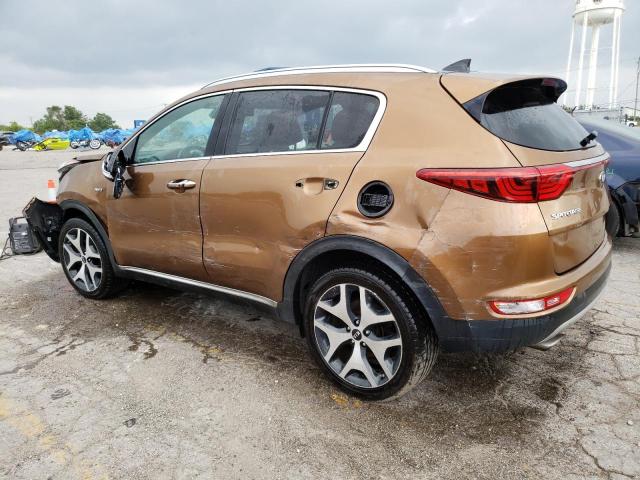 KNDPRCA61H7244204 - 2017 KIA SPORTAGE SX BROWN photo 2