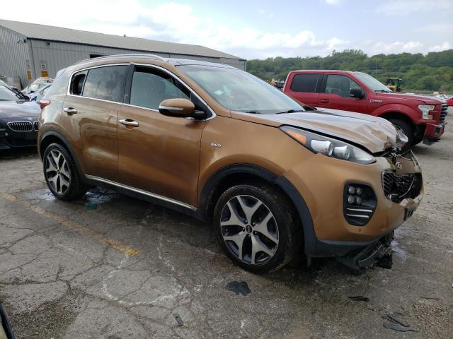 KNDPRCA61H7244204 - 2017 KIA SPORTAGE SX BROWN photo 4