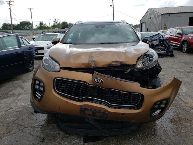 KNDPRCA61H7244204 - 2017 KIA SPORTAGE SX BROWN photo 5