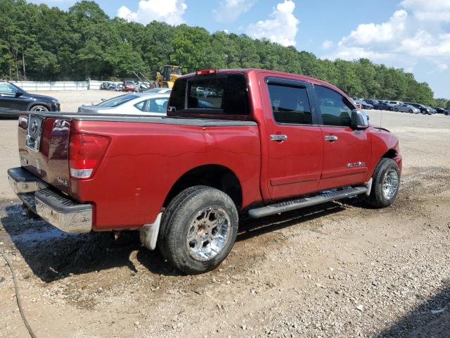 1N6BA07B16N529169 - 2006 NISSAN TITAN XE RED photo 3