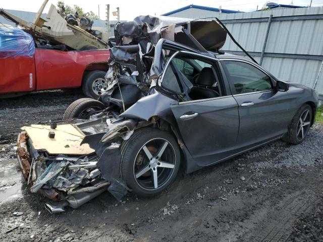 1HGCR2E59EA280037 - 2014 HONDA ACCORD SPORT GRAY photo 3