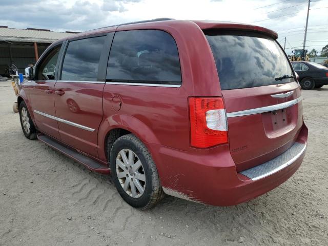 2A4RR8DG4BR713201 - 2011 CHRYSLER TOWN & COU TOURING L RED photo 2