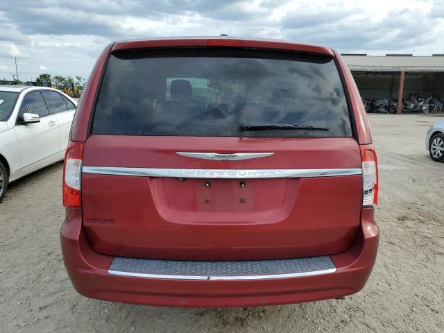 2A4RR8DG4BR713201 - 2011 CHRYSLER TOWN & COU TOURING L RED photo 6