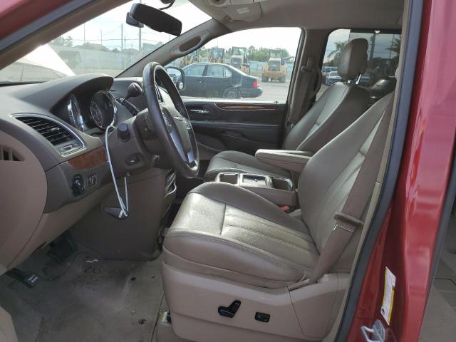 2A4RR8DG4BR713201 - 2011 CHRYSLER TOWN & COU TOURING L RED photo 7