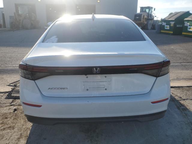 1HGCY1F3XPA013454 - 2023 HONDA ACCORD EX WHITE photo 6