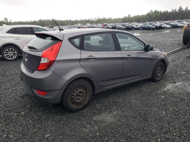 KMHCT5AE0FU198975 - 2015 HYUNDAI ACCENT GS GRAY photo 3