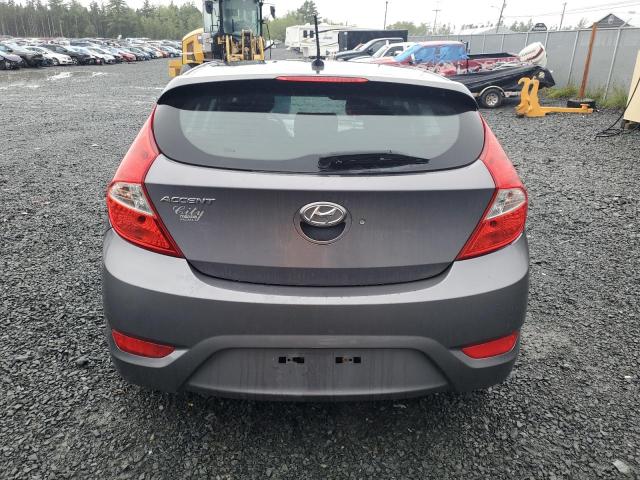 KMHCT5AE0FU198975 - 2015 HYUNDAI ACCENT GS GRAY photo 6