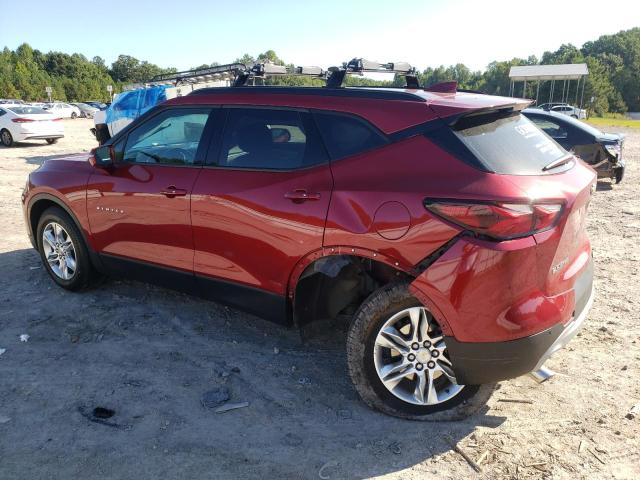 3GNKBGRSXKS606019 - 2019 CHEVROLET BLAZER 2LT RED photo 2