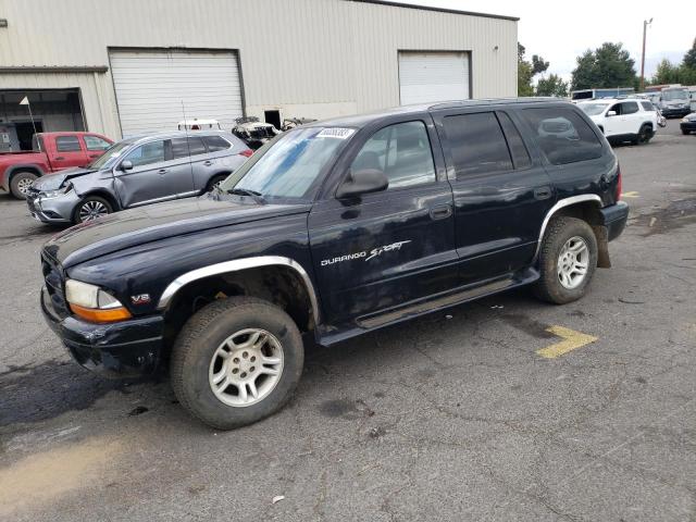 1B4HS28N2YF125970 - 2000 DODGE DURANGO BLACK photo 1