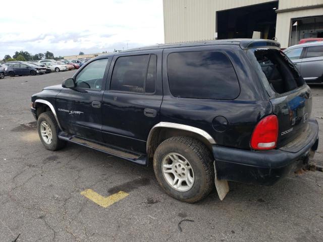 1B4HS28N2YF125970 - 2000 DODGE DURANGO BLACK photo 2