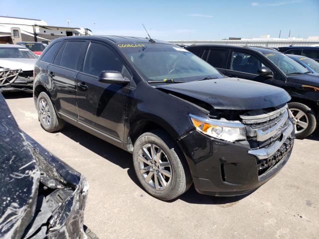 2FMDK3JC9EBB86113 - 2014 FORD EDGE SEL BLACK photo 4