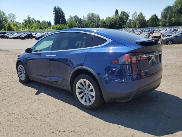 5YJXCBE29HF037184 - 2017 TESLA MODEL X BLUE photo 2