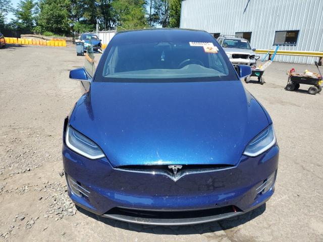 5YJXCBE29HF037184 - 2017 TESLA MODEL X BLUE photo 5