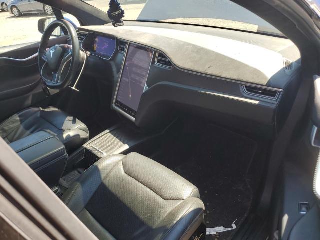 5YJXCBE29HF037184 - 2017 TESLA MODEL X BLUE photo 8