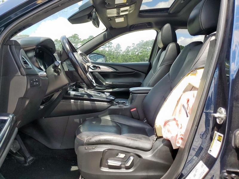 JM3TCBDY9P0630276 - 2023 MAZDA CX-9 GRAND TOURING BLUE photo 7