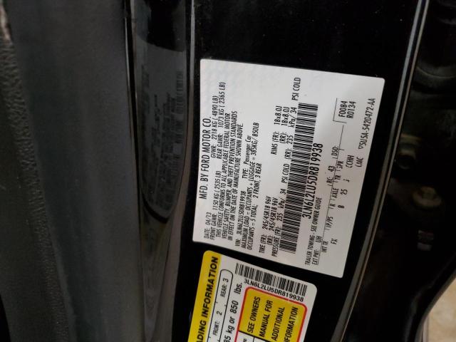 3LN6L2LU5DR819938 - 2013 LINCOLN MKZ HYBRID 黑色 照片 12