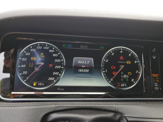 WDDUF8FB0GA237900 - 2016 MERCEDES-BENZ S 550 4MATIC BLACK photo 9