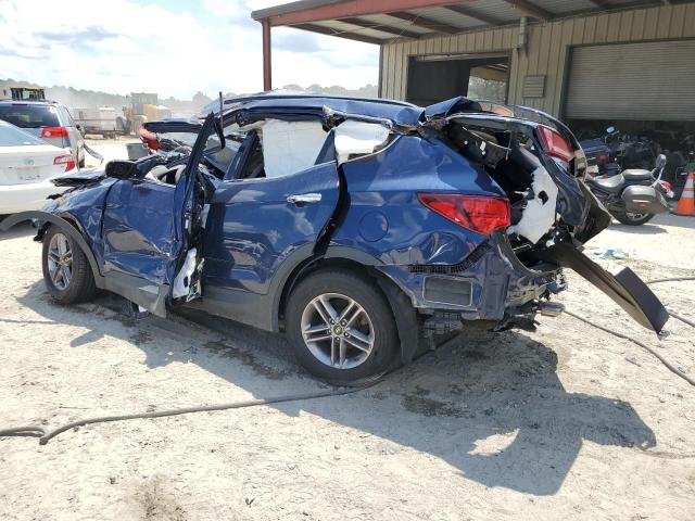 5XYZU3LB4HG470936 - 2017 HYUNDAI SANTA FE S 蓝色 照片 2