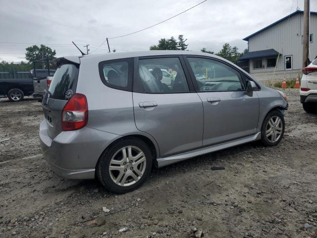 JHMGD38677S031949 - 2007 HONDA FIT S ვერცხლისფერი ფოტო 3