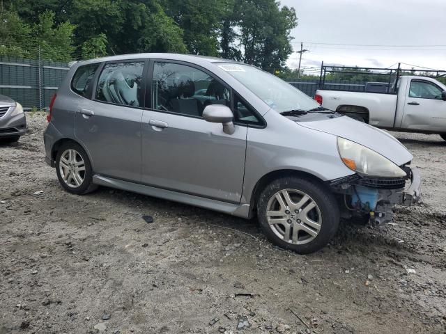 JHMGD38677S031949 - 2007 HONDA FIT S ვერცხლისფერი ფოტო 4
