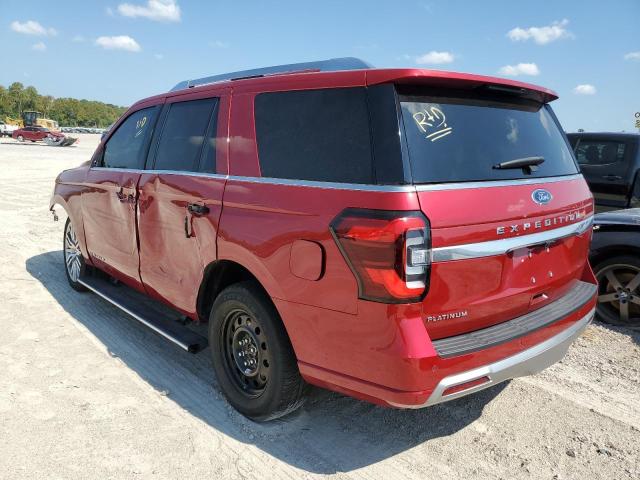 1FMJU1MT2NEA40556 - 2022 FORD EXPEDITION PLATINUM RED photo 2